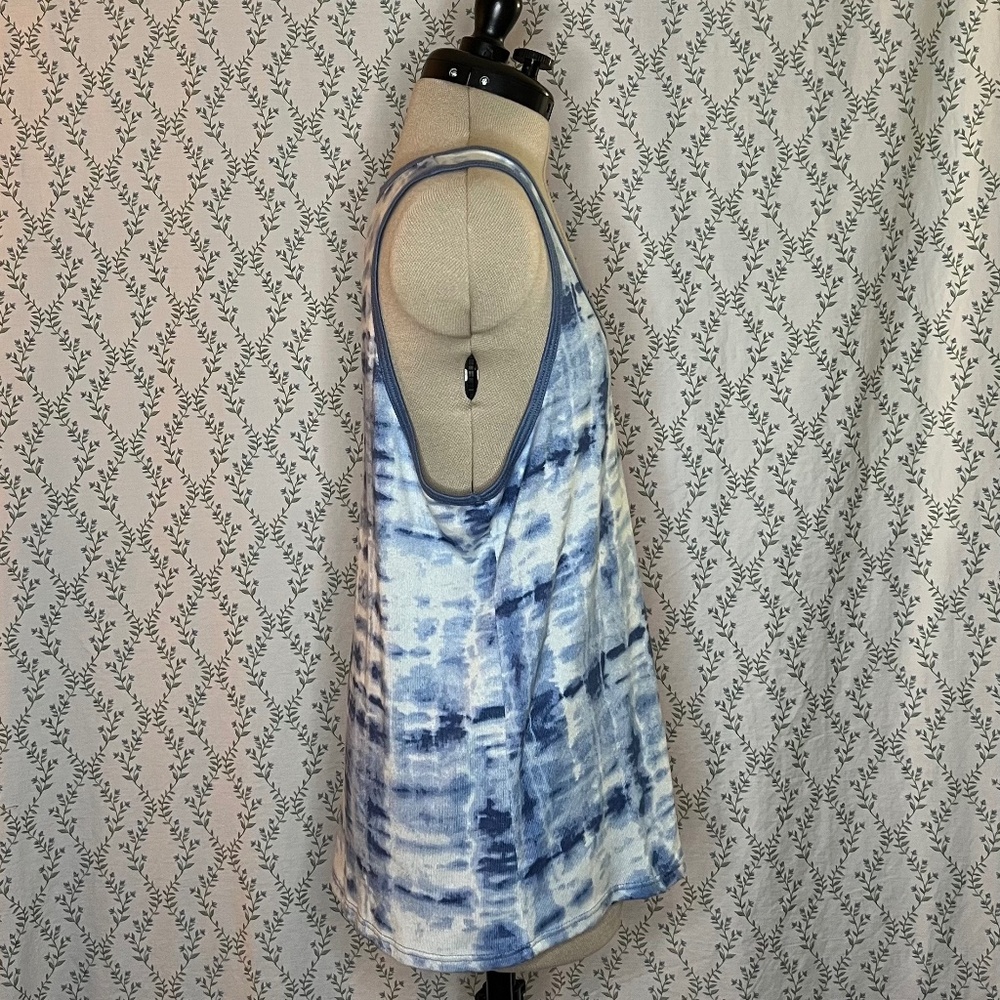 Lucky Brand Blue Shibori Style Tank Top - Picture 4 of 5
